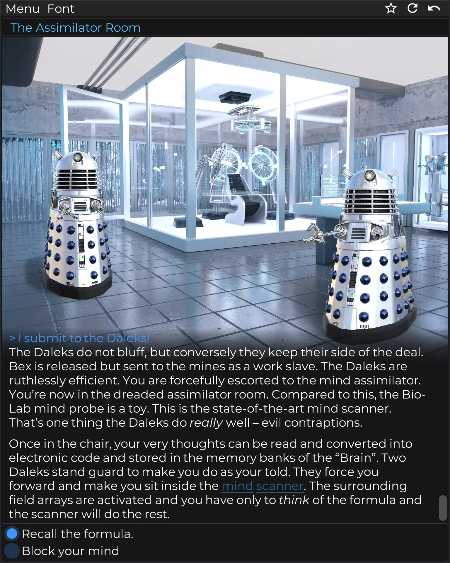 Neon Horizon dialogue