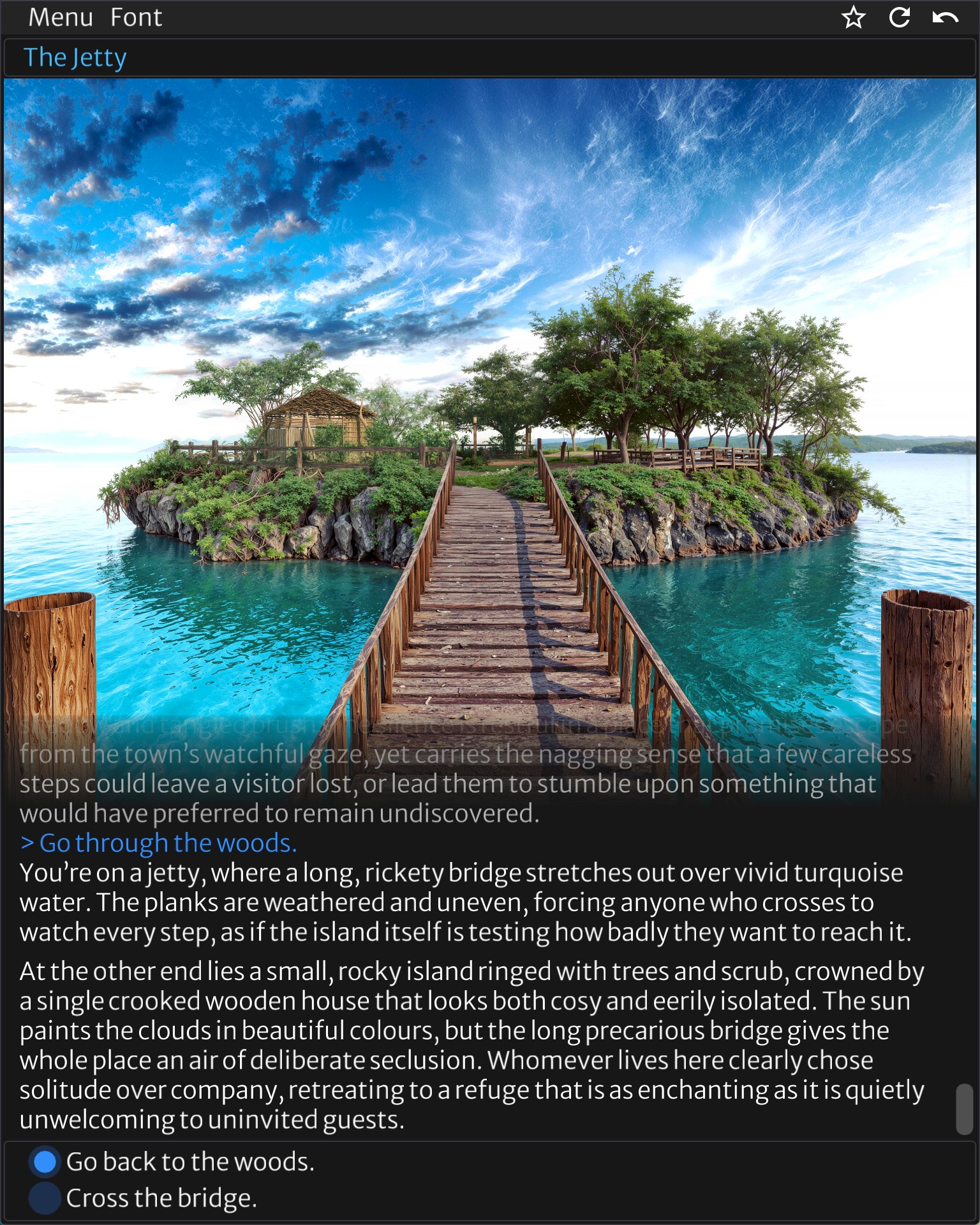 Neon Horizon dialogue