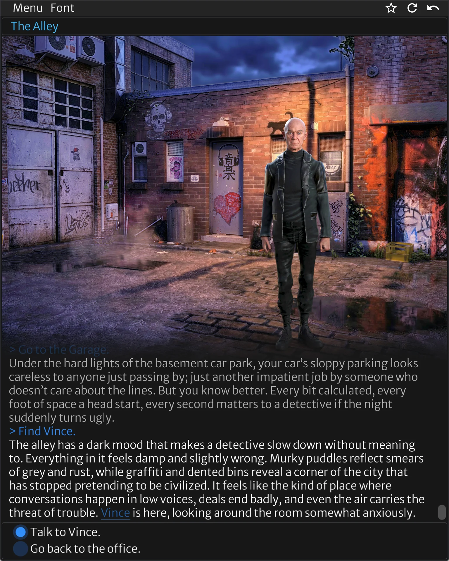 Neon Horizon dialogue